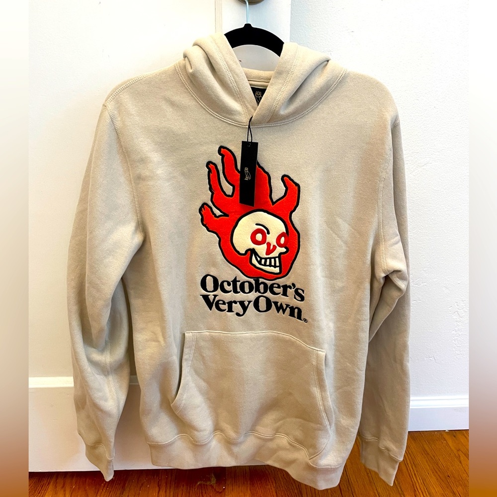 NEW Drake OVO cream hoodie, small